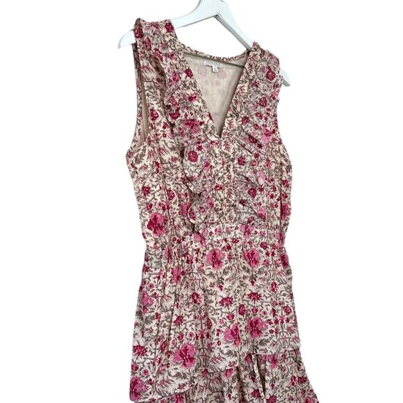 Anna Cate Collection Charlotte Tiered Maxi Dress Floral Sleeveless Size Large - Picture 6 of 10